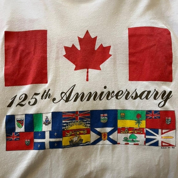 Vintage Canada 125th Anniversary Tee - Picture 2 of 4